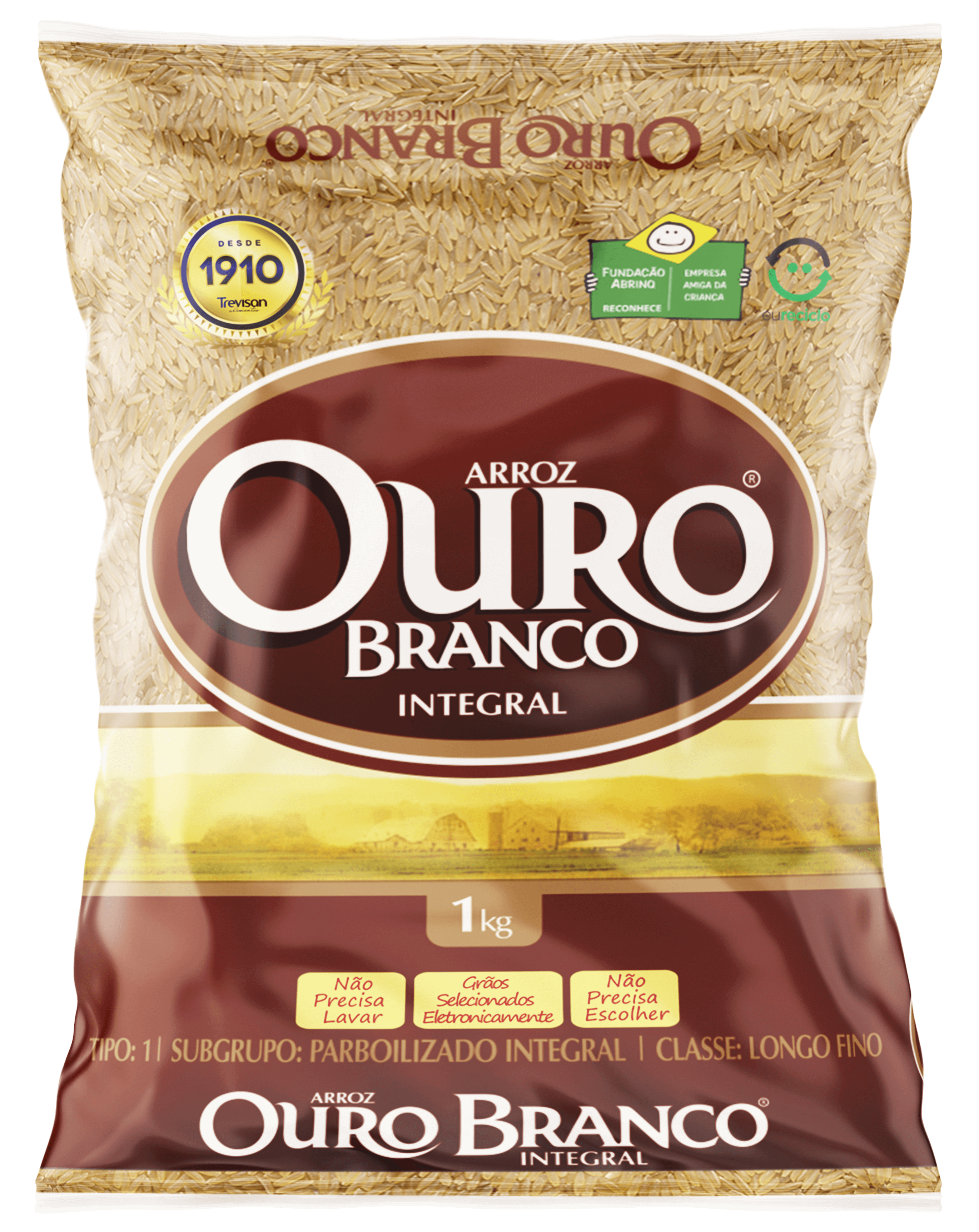 Arroz Ouro Branco Parboilizado Integral T1